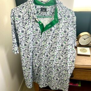 Men’s deolax golf polo. Worn once.